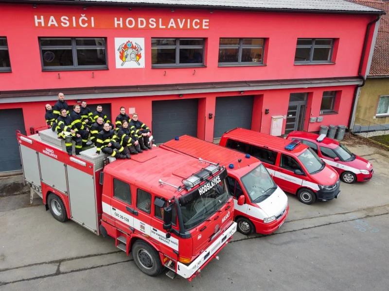 Hasičská zbrojnice a technika Hodslavice